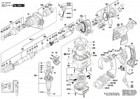 Bosch 3 611 B3A 041 GBH 3-28 DRE Rotary Hammer Spare Parts